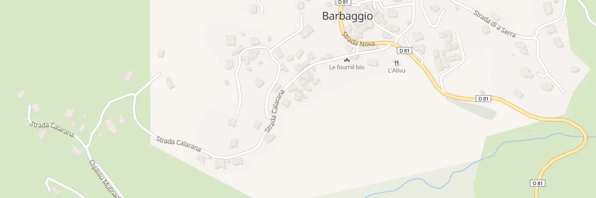 Plan du 5039 Poggio à Barbaggio
