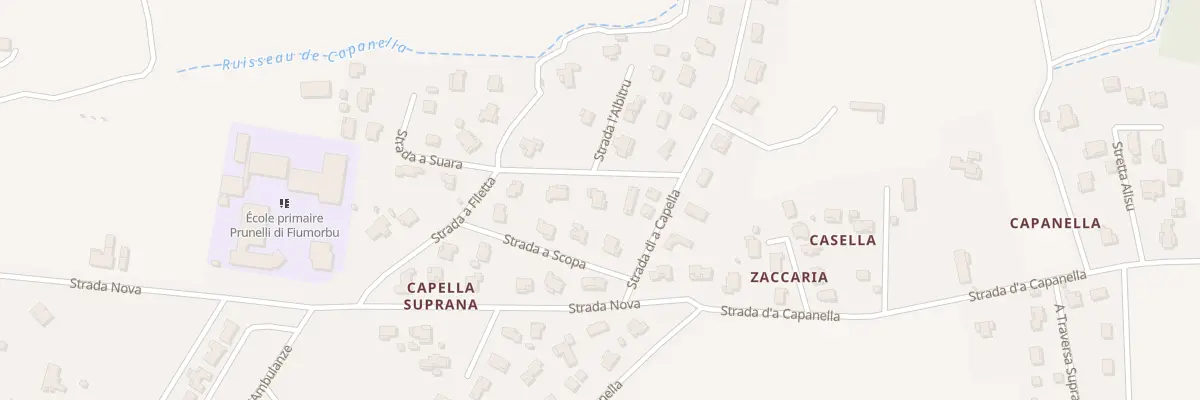 Plan du 5660 Capella Soprana à Prunelli-di-Fiumorbo