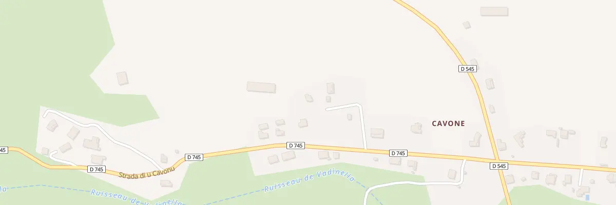 Plan du 5597 Piedicchioso à Ventiseri