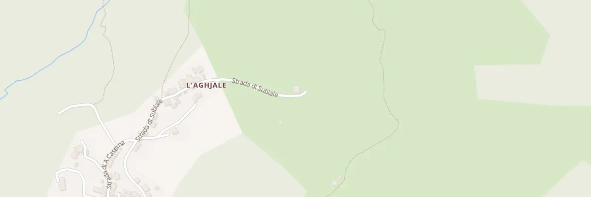 Plan du 316 Rte Strada Di Subiale à Zalana