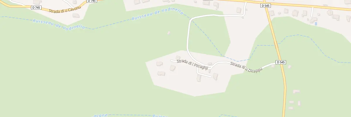 Plan du 5247 Petrajo à Ventiseri