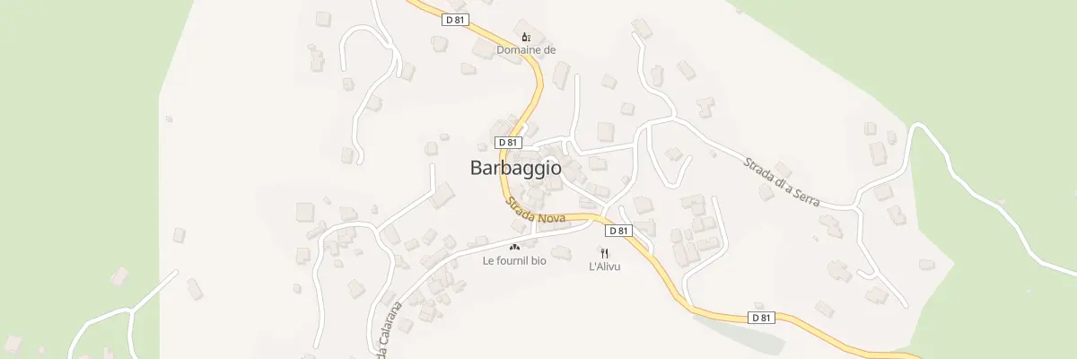 Plan du 5020 Piazze à Barbaggio