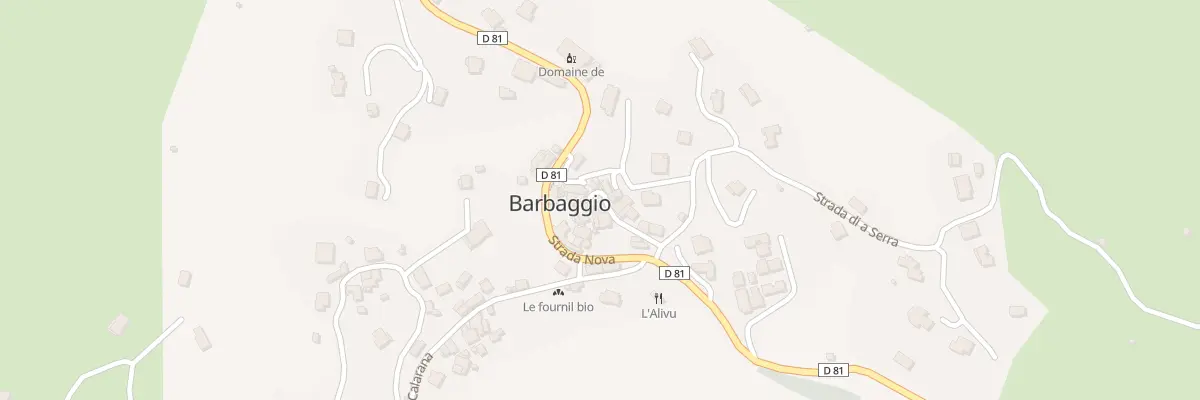 Plan du 5022 Piazze à Barbaggio