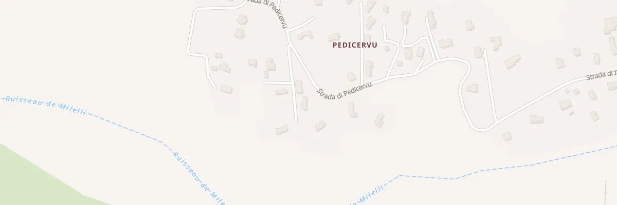 Plan du 5697 Diceppo à Ventiseri