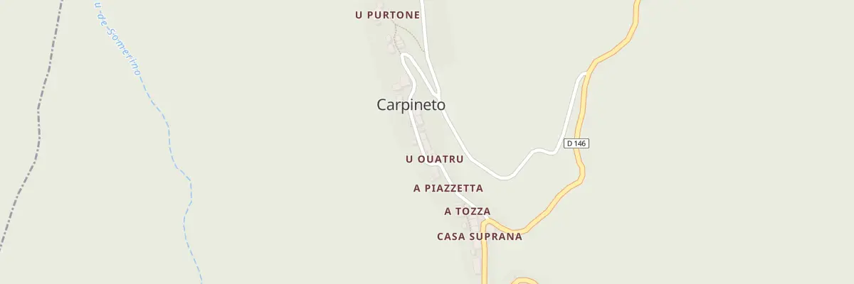 Plan du 5039 Carpineto à Carpineto