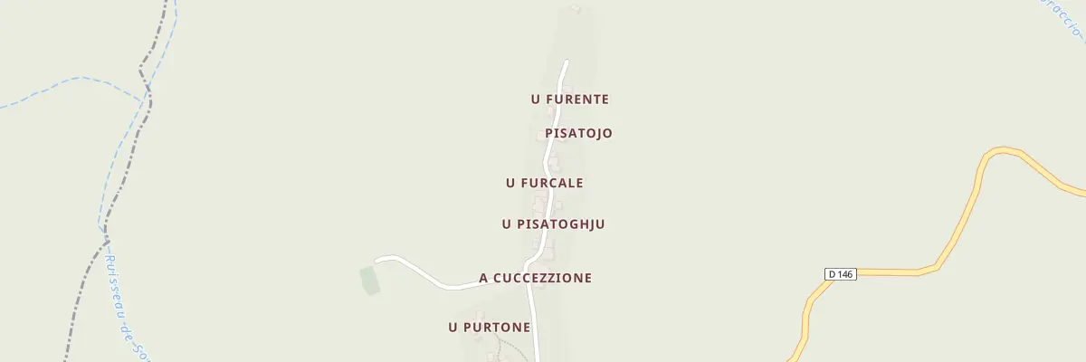 Plan de Pisatojo à Carpineto