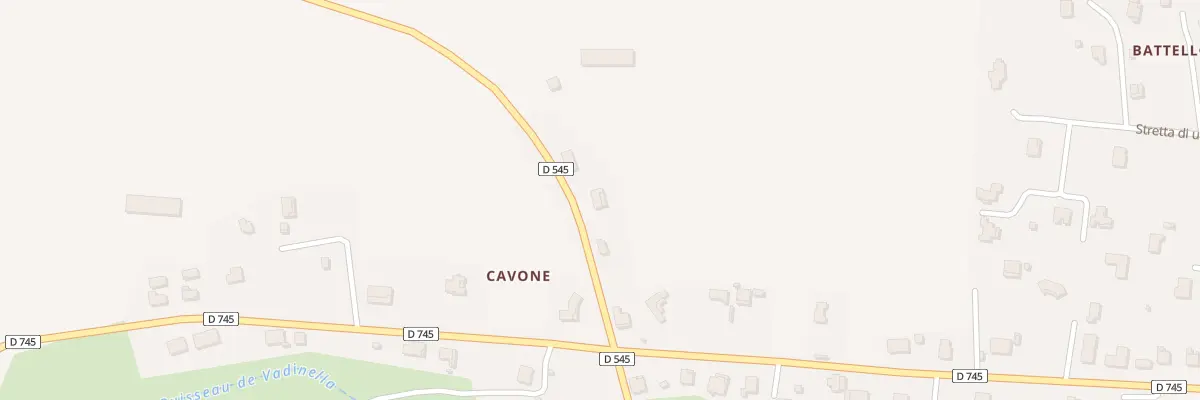 Plan du 5613 Cavone à Serra-di-Fiumorbo