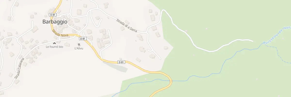 Plan du 5116 Padulella à Barbaggio