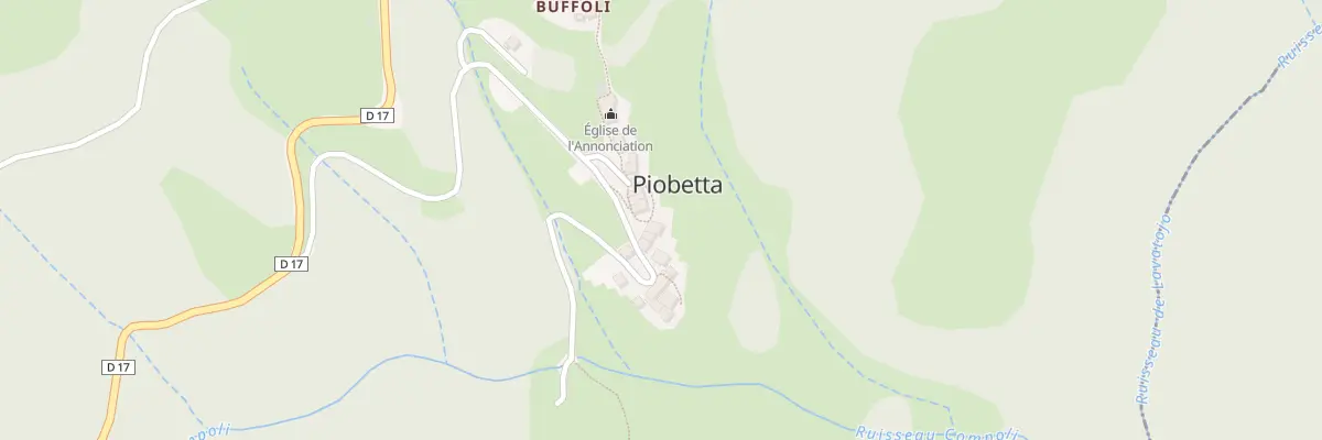 Plan du 3 Qua Ernajo à Piobetta