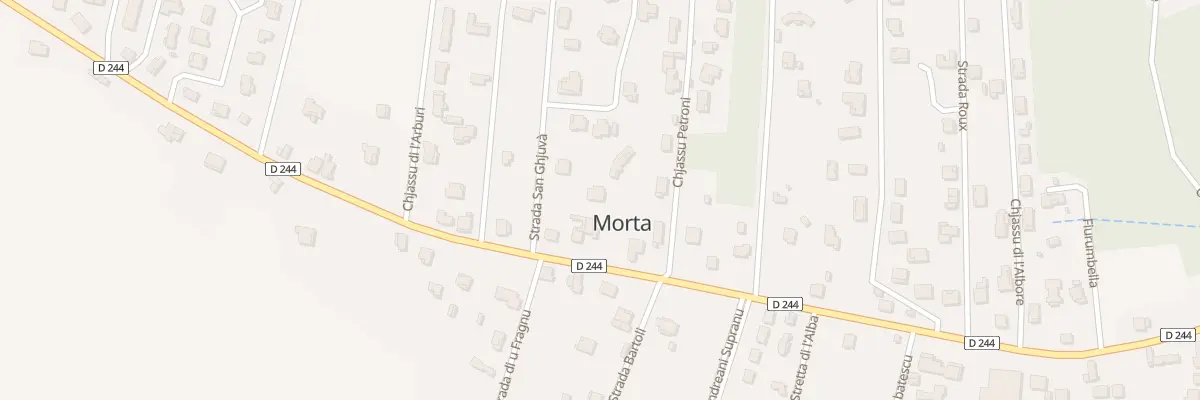 Plan du 5452A Morta à Sorio