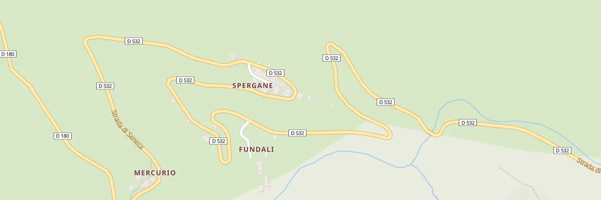 Plan du 2542 Rte Strada Di Seneca à Luri