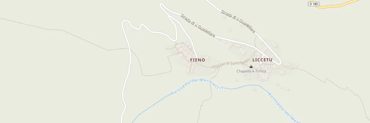 Plan du 3 Rue Stretta Di A Piazza Su à Luri