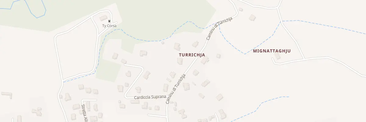 Plan du 5183A Cardiccia Soprana à Prunelli-di-Fiumorbo