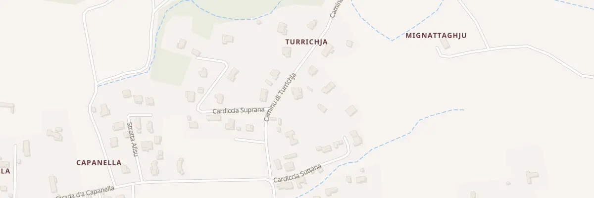 Plan du 5181 Cardiccia Sottana à Prunelli-di-Fiumorbo