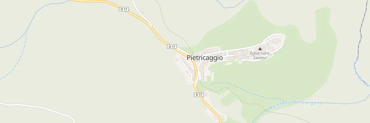 Plan du 5007 Sauronaccie à Pietricaggio