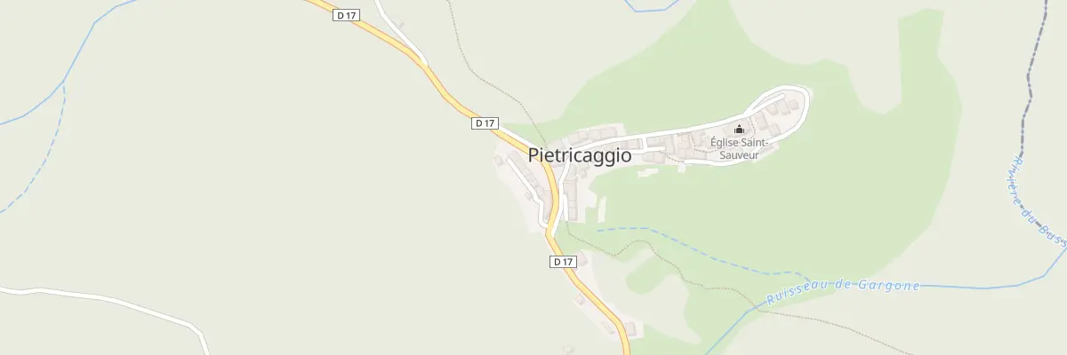 Plan du 5004 Sauronaccie à Pietricaggio