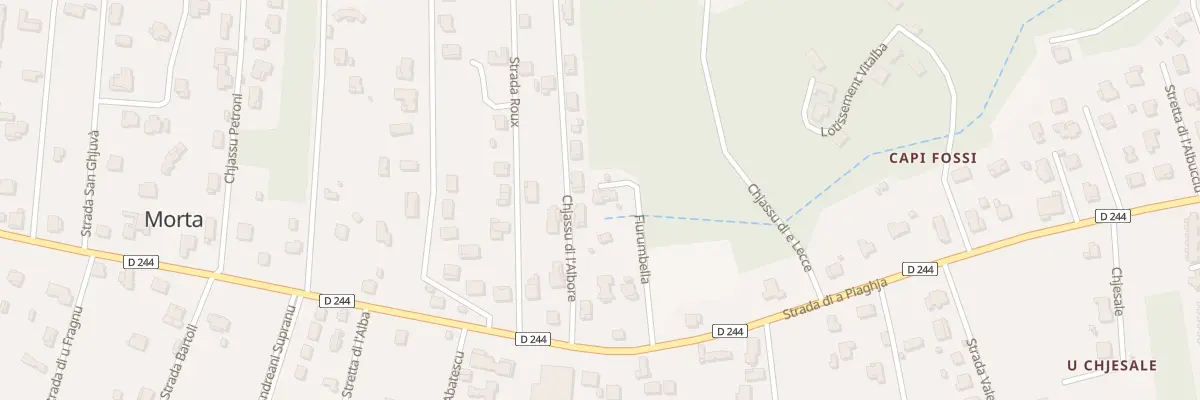 Plan du 1170 Rte de la Plaine à Vallica