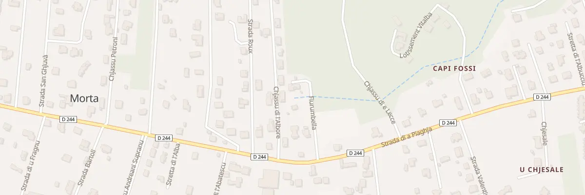 Plan du 1170 Rte de la Plaine à Prunelli-di-Fiumorbo
