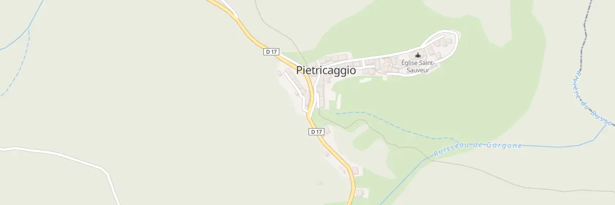 Plan du 5002 Sauronaccie à Pietricaggio