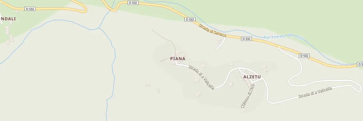 Plan du 10 Rte Strada Di A Valicella à Luri