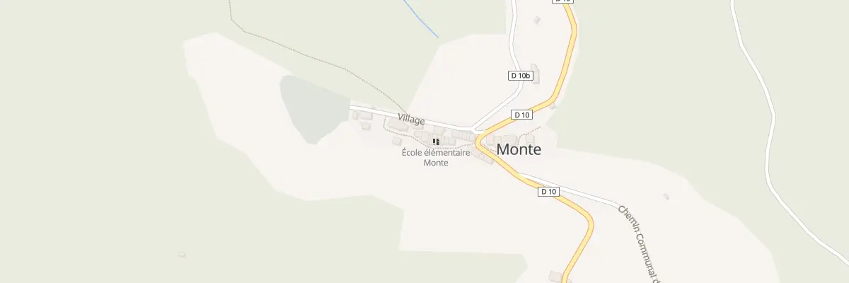 Plan du 59 Vge Monte à Monte