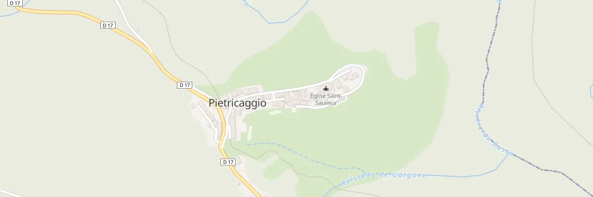 Plan du 5024 Chiostre à Pietricaggio
