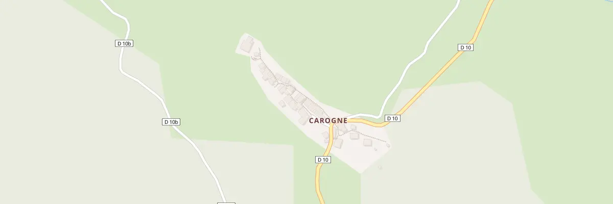 Plan du 25 Ham Carognu à Monte