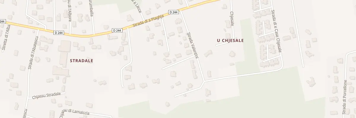 Plan du 5733 Ghiesale à Prunelli-di-Fiumorbo