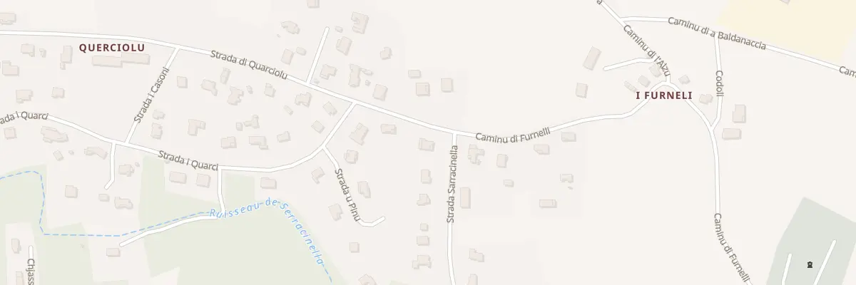 Plan du 5390 Querciolo à Prunelli-di-Fiumorbo