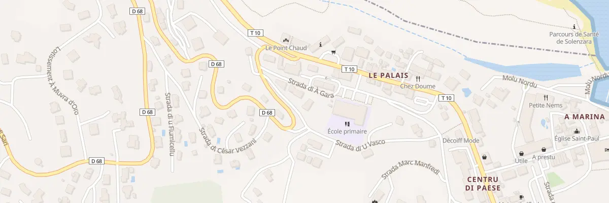 Plan du 5492 Solenzara à Sari-Solenzara