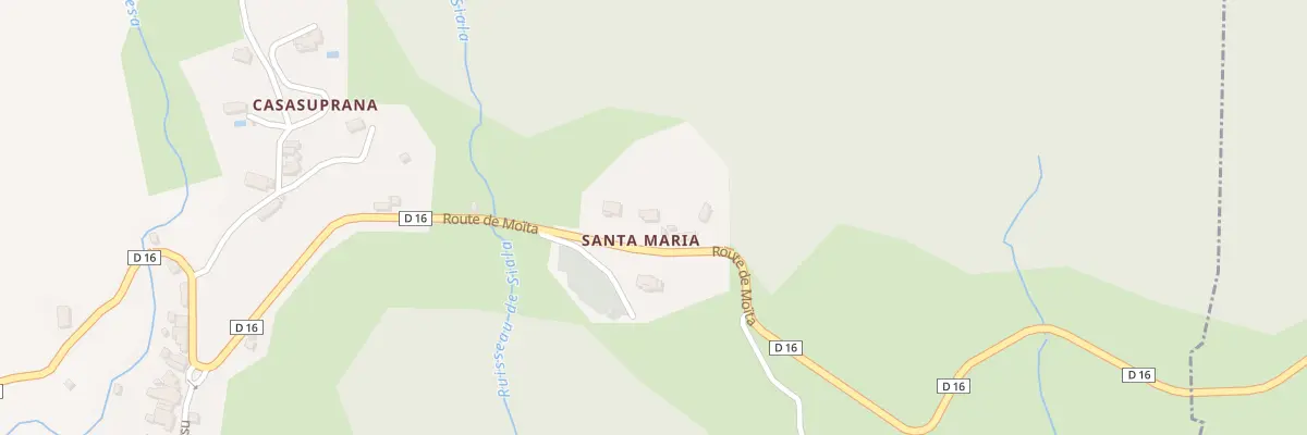 Plan du 5051 Santa Maria à Matra