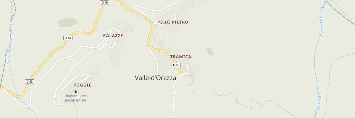 Plan du 5037 Tramica à Valle-d’Orezza