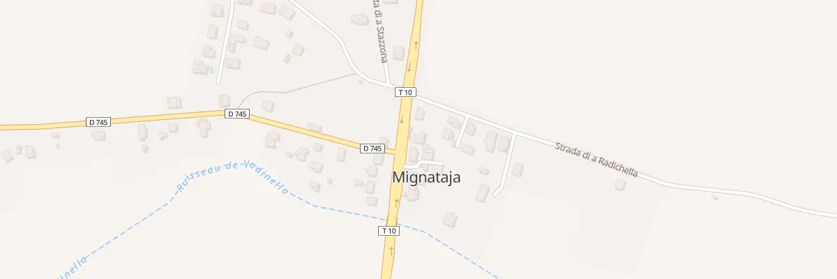 Plan du 5580 Mignataja à Ventiseri
