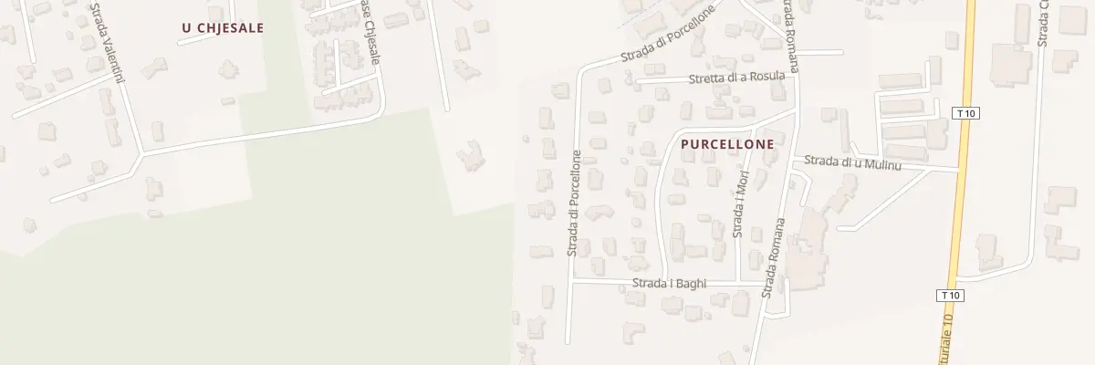 Plan du 5836 Porcellone à Prunelli-di-Fiumorbo