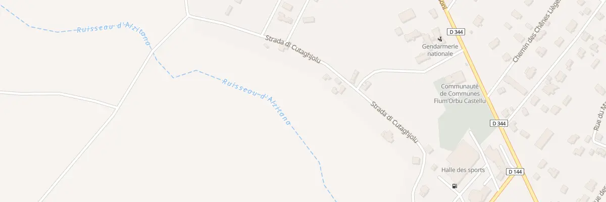 Plan du 437 Rte Strada Di Cutaghjolu à Ghisonaccia