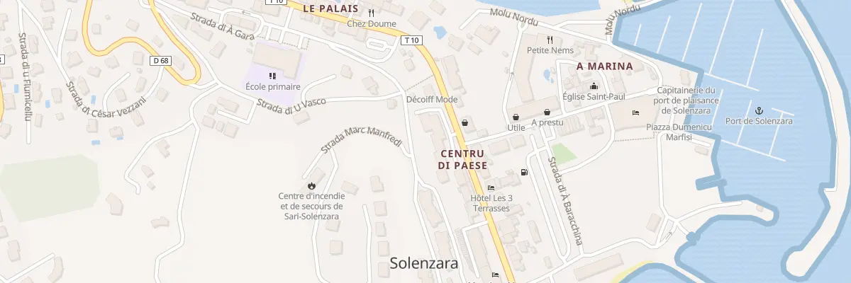 Plan du 5400 Solenzara à Sari-Solenzara