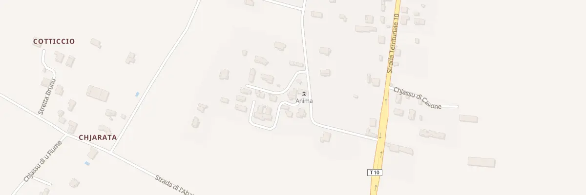 Plan du 5293 Casamozza à Prunelli-di-Fiumorbo