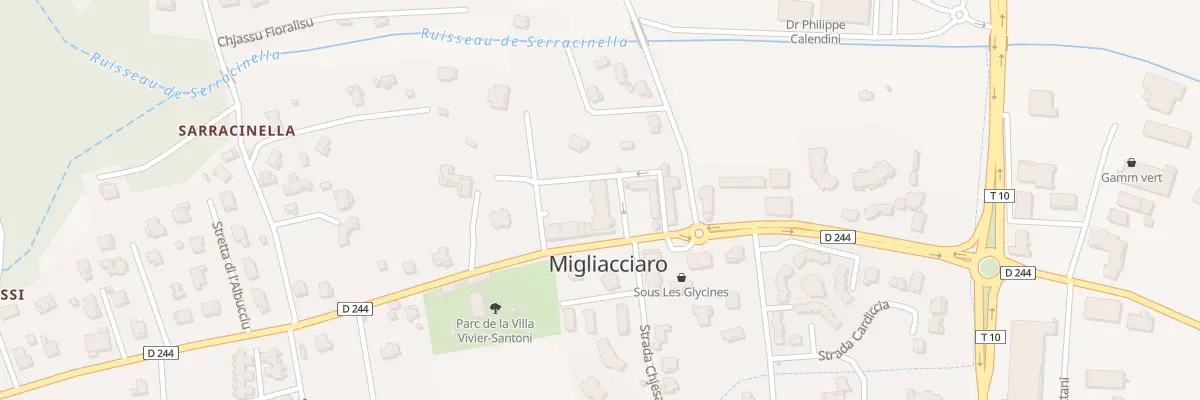 Plan du 5717 Tanghiccia à Prunelli-di-Fiumorbo