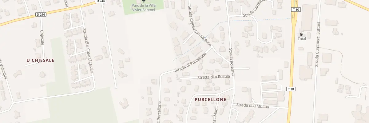 Plan du 2658 Ghiesale à Prunelli-di-Fiumorbo