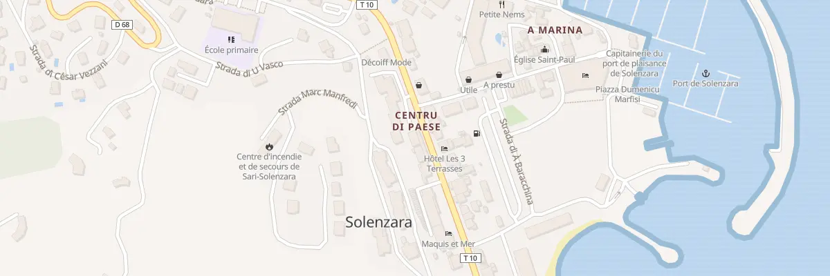 Plan du 5481 Solenzara à Sari-Solenzara