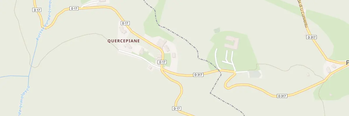 Plan du 5072 Querce Piana à Perelli