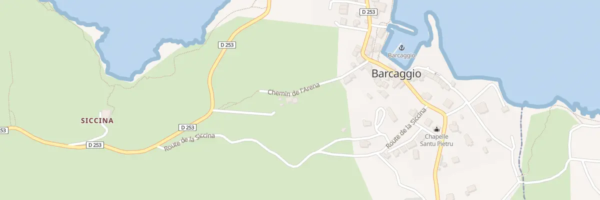 Plan du 5196 Barcaggio à Ersa