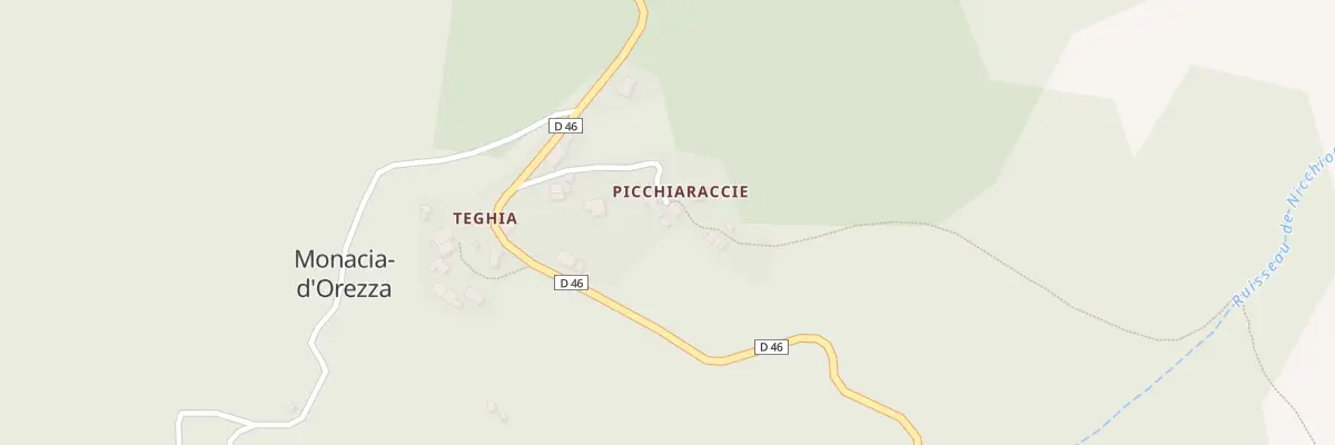Plan du 5019 Picchiaraccie à Monacia-d’Orezza