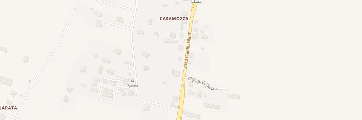 Plan du 5288 Casamozza à Prunelli-di-Fiumorbo