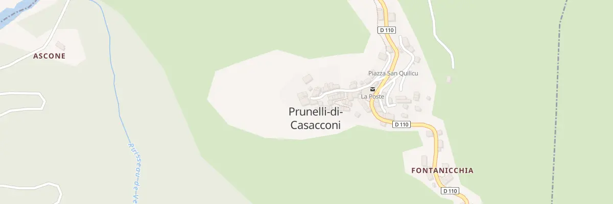 Plan du 5014 Prunelli à Prunelli-di-Casacconi