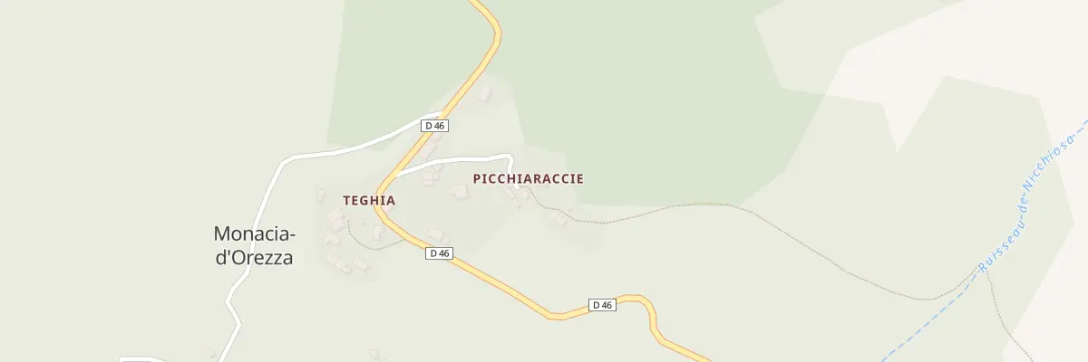 Plan du 5021 Picchiaraccie à Monacia-d’Orezza