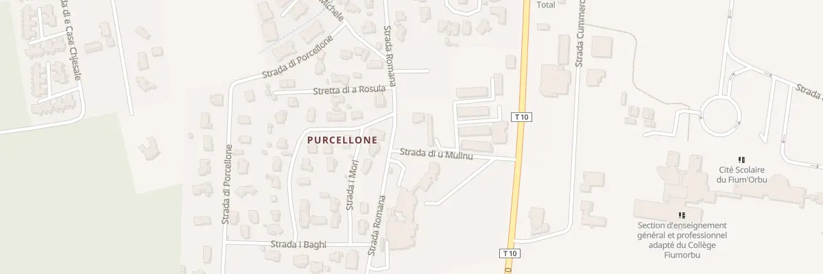Plan du 351 Rte Strada Romana à Prunelli-di-Fiumorbo
