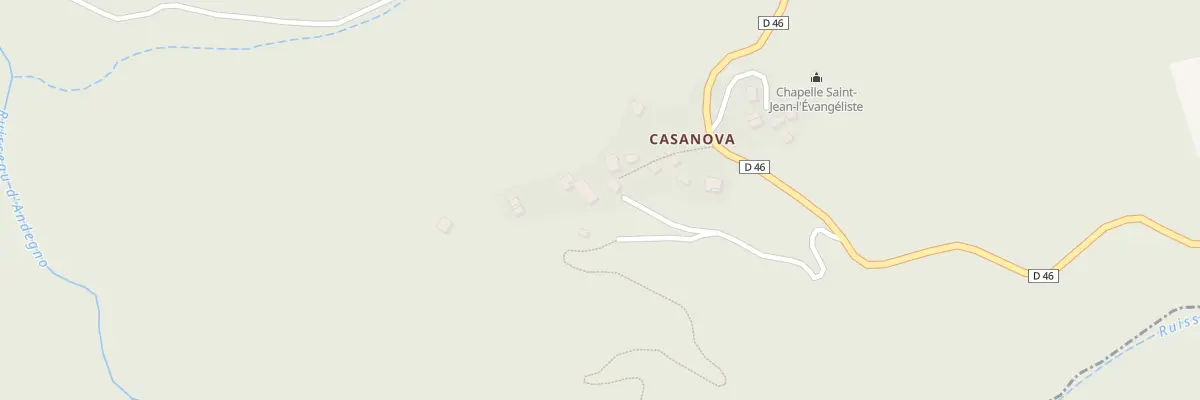 Plan du 5030 Casanova à Monacia-d’Orezza