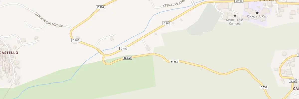 Plan du 213 Rte Strada Di Santa Lucia à Luri