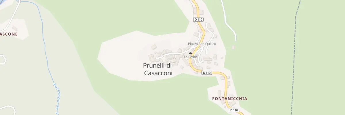 Plan du 5039 Prunelli à Prunelli-di-Casacconi